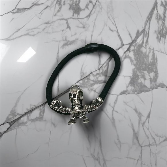 Hair rope buckle Skull Figure Chrome Hearts 925 sterling silver hair accessories main image 8